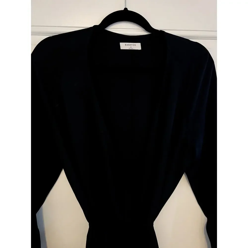 Aritzia Babaton wrap dress in Japanese crepe - Picture 2 of 3